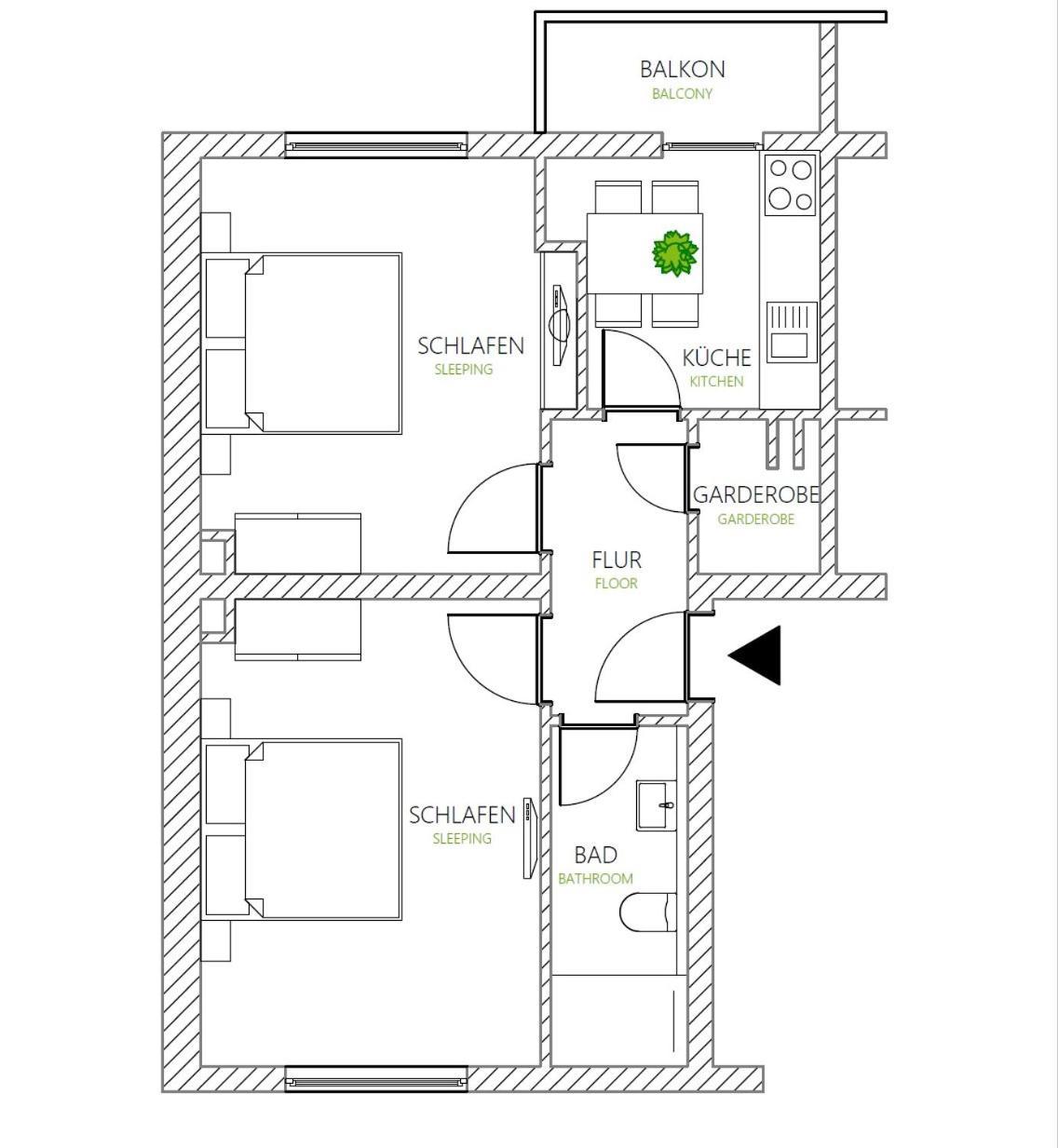 Glueck Auf Schleiermacherstrasse Appartement Duisburg
